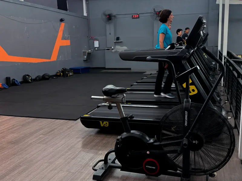 Área de cardio da Onodera Academia